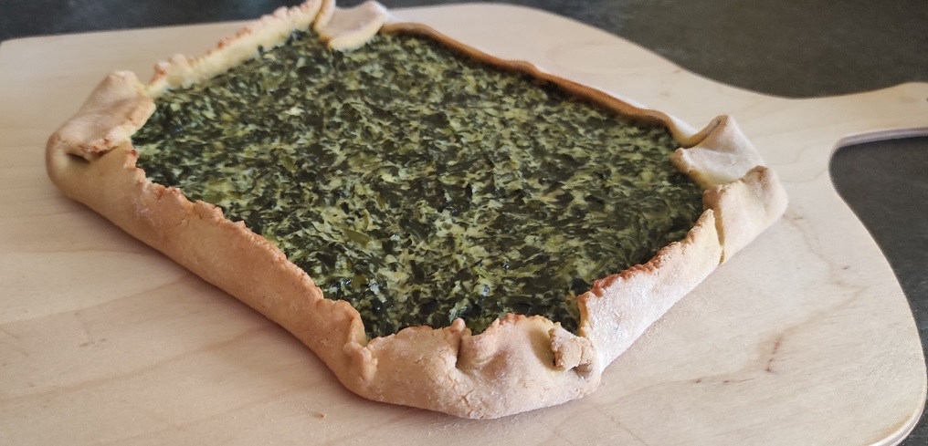 Torta salata con Cime di rapa